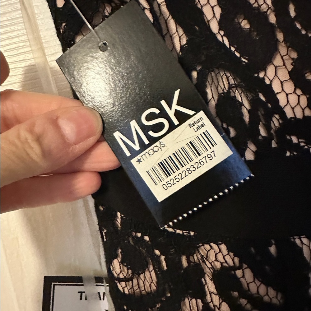 MSK Black Lace Style Setter Dress